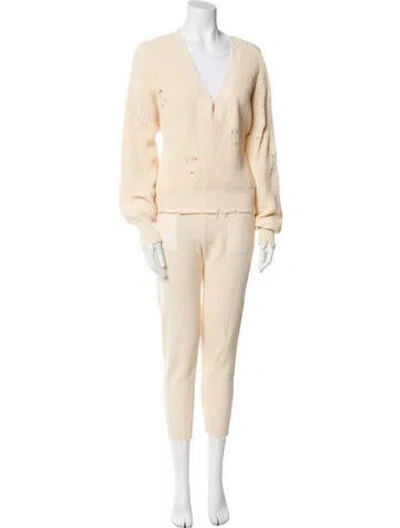 Pre-owned Ser.o.ya Pant Set In Neutral