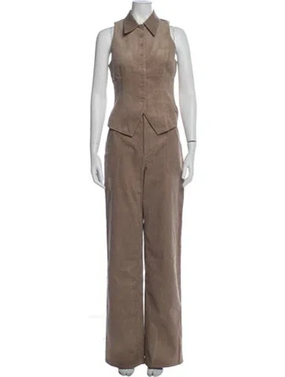 Pre-owned Ser.o.ya Pant Set W/ Tags In Brown