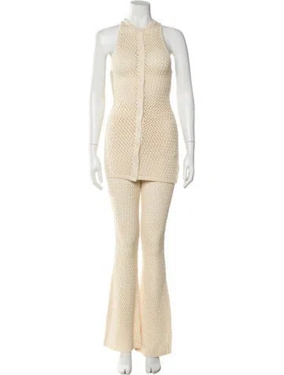 Pre-owned Ser.o.ya Pant Set W/ Tags In Neutral