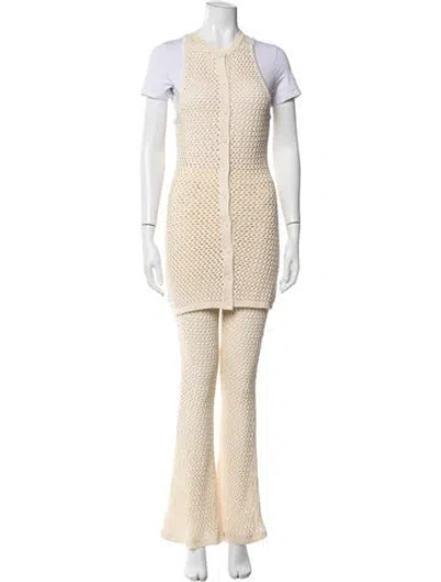 Pre-owned Ser.o.ya Pant Set W/ Tags In Neutral