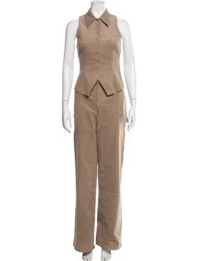 Pre-owned Ser.o.ya Pantsuit W/ Tags In Neutral