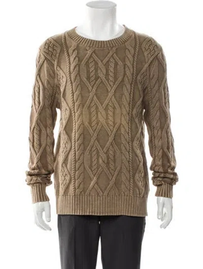 Pre-owned Ser.o.ya Patterned Crew Neck Sweater W/ Tags In Multicolor