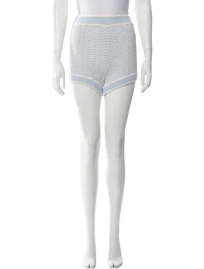 Pre-owned Ser.o.ya Patterned Mini Shorts In Grey