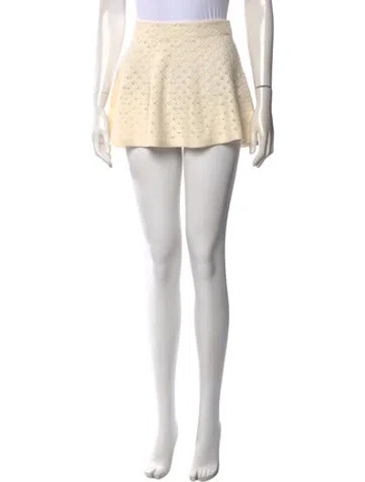 Pre-owned Ser.o.ya Patterned Mini Skirt In Pink