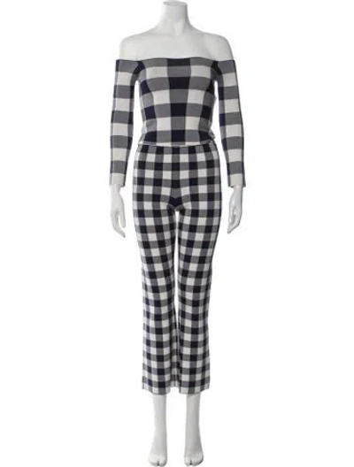 Pre-owned Ser.o.ya Patterned Pant Set In Blue