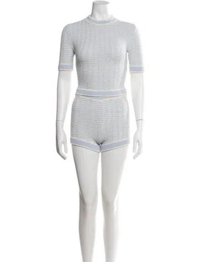 Pre-owned Ser.o.ya Patterned Short Set In Multi