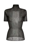 Ser.o.ya Paula Short Sleeve Sweater In Black