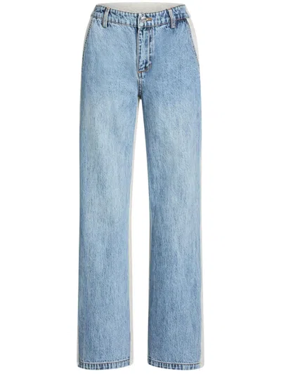 Ser.o.ya Payton Terry Denim Trousers In Blue
