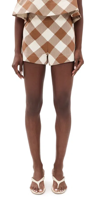 Ser.o.ya Pennie Shorts Cedarwood Gingham