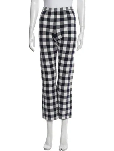 Pre-owned Ser.o.ya Plaid Print Straight Leg Pants W/ Tags In Multicolor