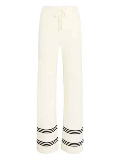 Ser.o.ya Poe Trousers In Eggshell/black