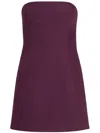 Ser.o.ya Poppi Crepe Strapless Mini Dress In Red