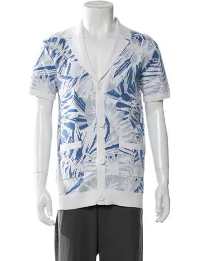 Pre-owned Ser.o.ya Printed V-neck Sweater Vest In Multi