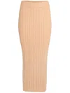 Ser.o.ya Prunella Cable Knit Skirt In Neutrals