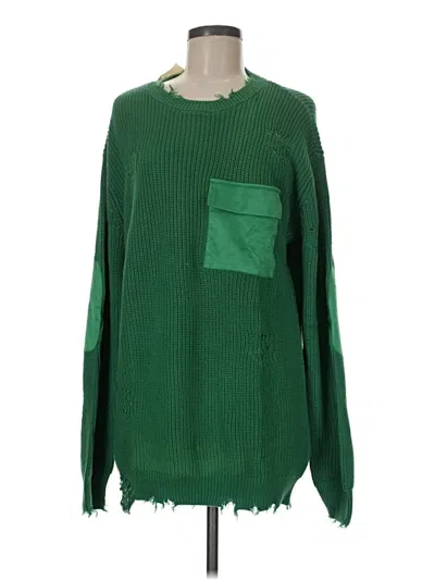 Pre-owned Ser.o.ya Pullover Sweater In Green