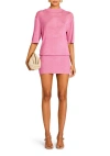 Ser.o.ya Rae Metallic Knit Mini Dress