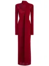 Ser.o.ya Rashelle Maxi Dress In Ruby Red