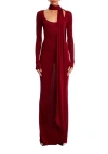Ser.o.ya Rashelle Maxi Dress In Ruby Red