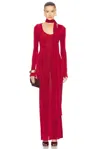 Ser.o.ya Rashelle Maxi Dress In Ruby Red