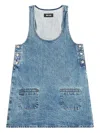 Ser.o.ya Rayna Overall Dress In Blau