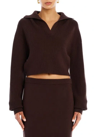 Ser.o.ya Retta Sweater In Ash Brown