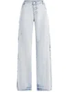 Ser.o.ya Roma Wide-leg Jeans In Blue
