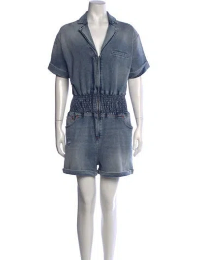Pre-owned Ser.o.ya Romper In Blue