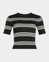 Ser.o.ya Ry T-shirt In Black Eggshell