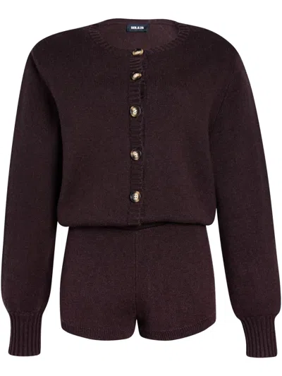 Ser.o.ya Sable Romper In Brown