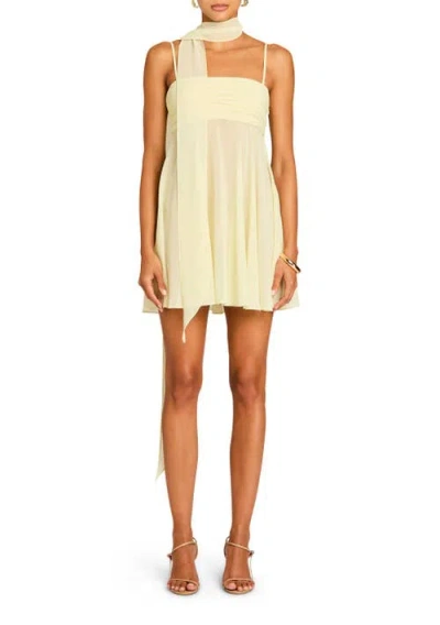Ser.o.ya Sahar Mini Dress In Pastel Yellow