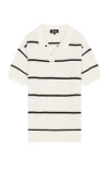 Ser.o.ya Samuel Knit Polo Shirt In White