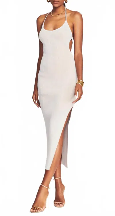 Ser.o.ya Sawyer Midi Dress In Beige In White