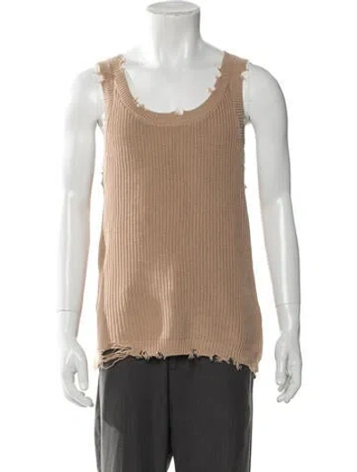 Pre-owned Ser.o.ya Scoop Neck Sleeveless Tank In Neutral