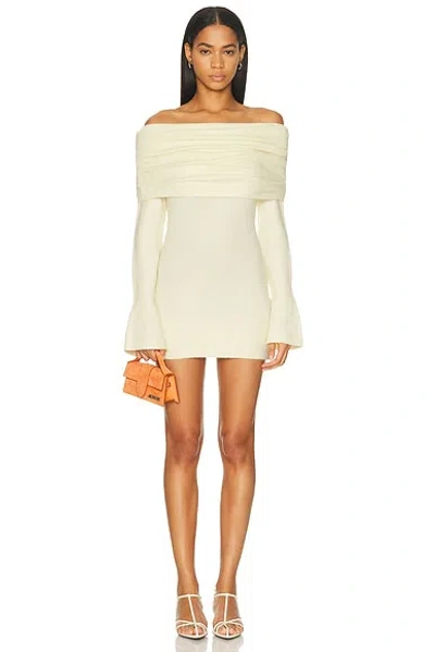 Ser.o.ya Selene Mini Dress In Neutral