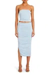 Ser.o.ya Ser. O.ya Lavina Midi Dress In Powder Blue In Blue