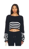 Ser.o.ya Sharlie Sweater In Navy,white Stripe