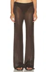 Ser.o.ya Sheldon Metallic Knit Pant In Brown