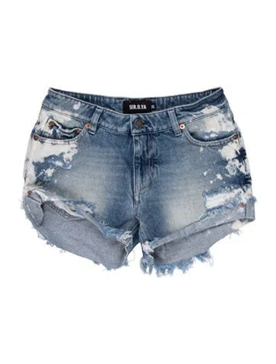 Pre-owned Ser.o.ya Shorts In Blue