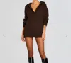 Ser.o.ya Shy Oversized Sweater In Ash Brown In Multi
