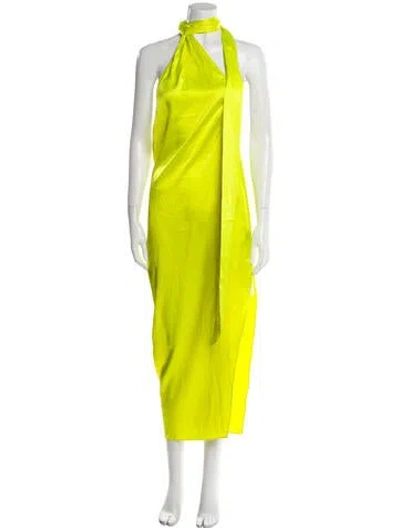 Pre-owned Ser.o.ya Silk Long Dress W/ Tags In Multi