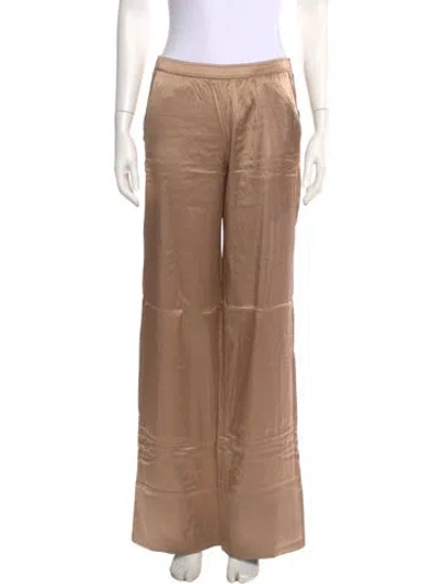 Pre-owned Ser.o.ya Silk Wide Leg Pants W/ Tags In Neutral
