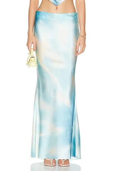 Ser.o.ya Silvana Maxi Skirt In Cloud Tie Dye