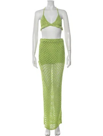Pre-owned Ser.o.ya Skirt Set In Green