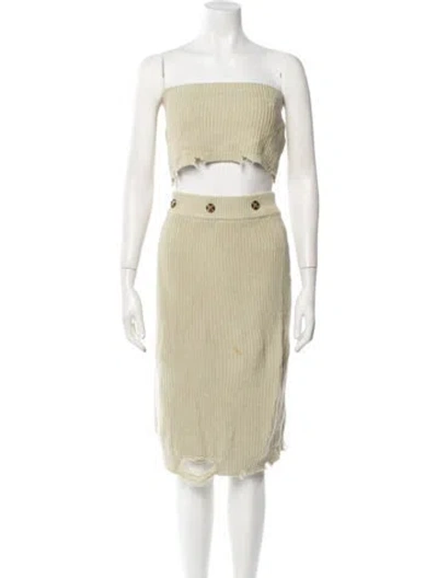 Pre-owned Ser.o.ya Skirt Suit In Neutral