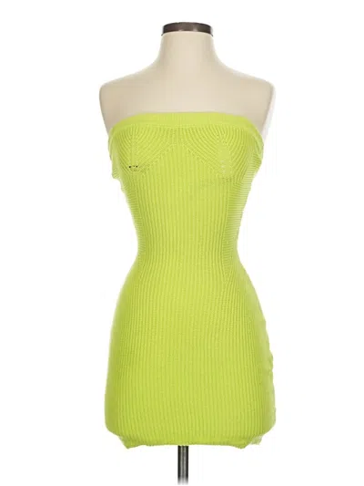 Pre-owned Ser.o.ya Sleeveless Top Green Strapless Neckline Tops