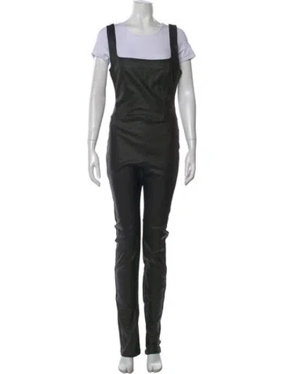 Pre-owned Ser.o.ya Square Neckline Jumpsuit W/ Tags In Black