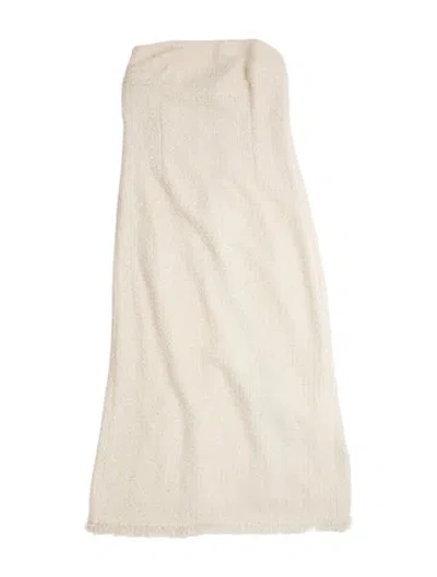 Pre-owned Ser.o.ya Strapless Knee-length Dress W/ Tags In Neutral