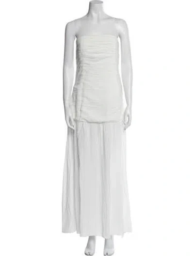 Pre-owned Ser.o.ya Strapless Long Dress W/ Tags In Multi