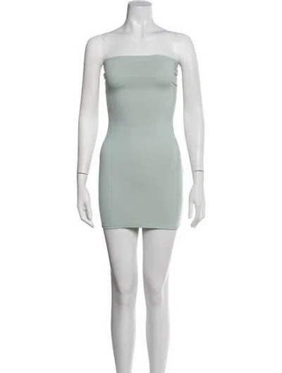 Pre-owned Ser.o.ya Strapless Mini Dress In Green