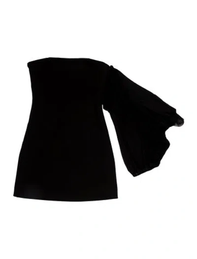 Pre-owned Ser.o.ya Strapless Mini Dress W/ Tags In Black